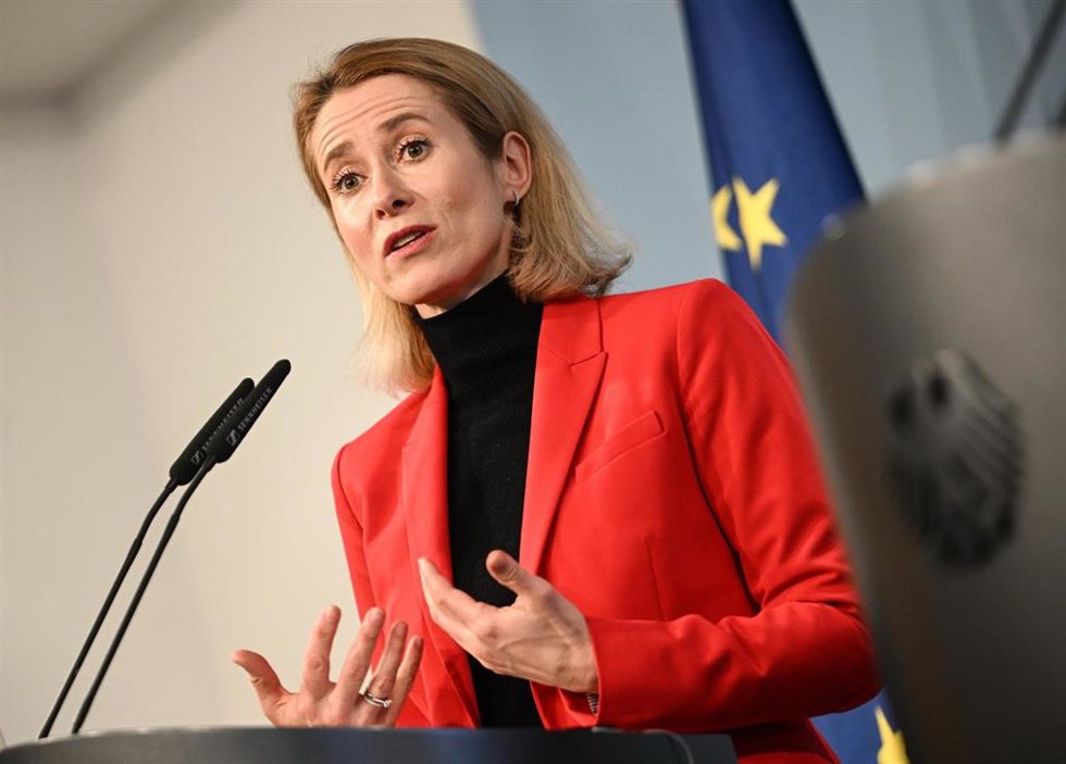 La Alta Representante de la Unión Europa para la Política Exterior, Kaja Kallas.