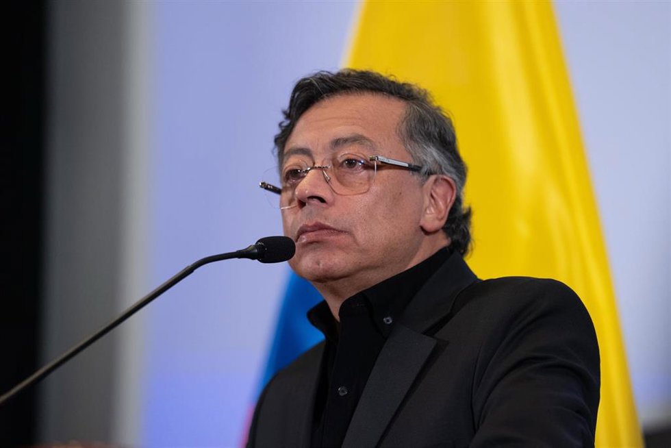 El presidente de Colombia, Gustavo Petro