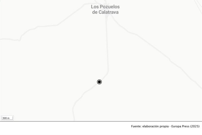 La carretera CR-412 había quedado cerrada entre Los Pozuelos de Calatrava y la CM-4112.