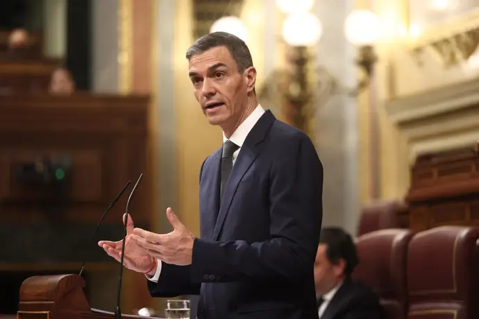 El presidente del Gobierno, Pedro Sánchez