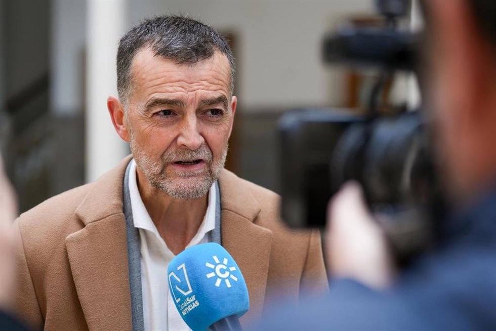 El coordinador federal de IU y candidato de Por Andalucía a la Presidencia de la Junta, Antonio Maíllo 