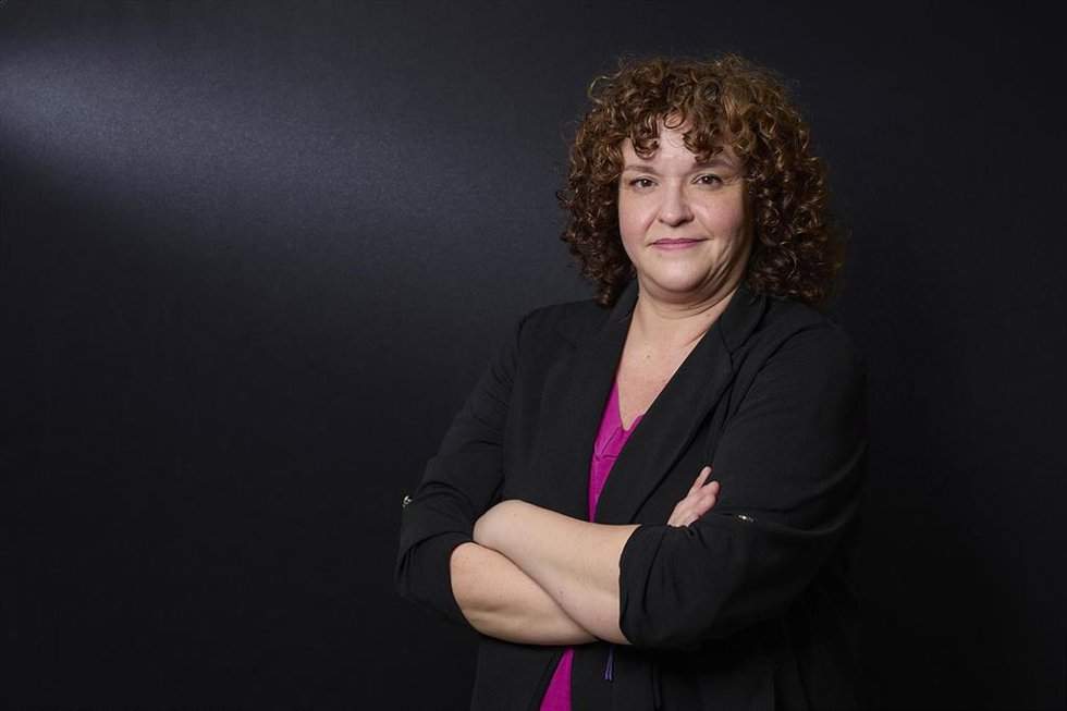 Archivo - La nueva secretaria de UGT, Susana Huertas Moya, posa para Europa Press, a 11 de febrero de 2025, en Madrid (España).
