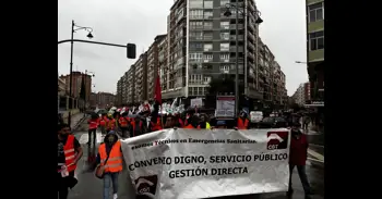 Un millar de trabajadores del transporte sanitario exige a la Junta salir de la precariedad y no prorrogar el contrato