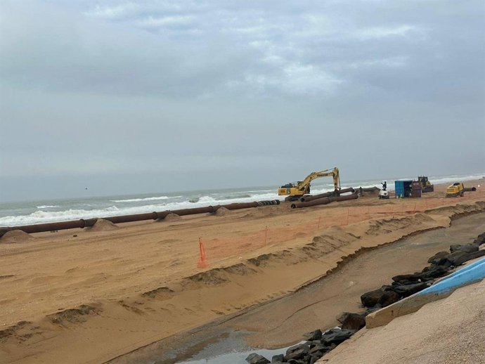 Imagen de las actuaciones del Gobierno en Matalascañas.