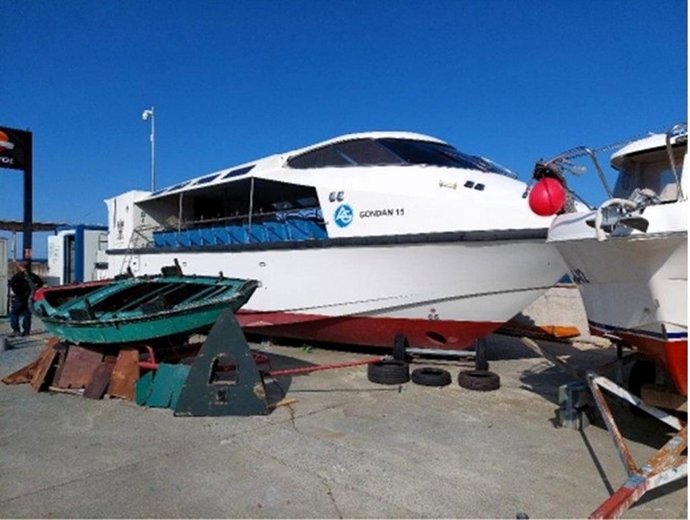 El barco de 'Ciudad de Vascos'.