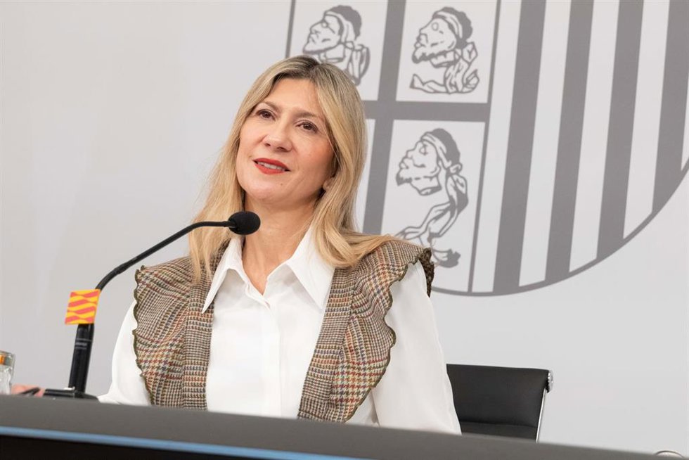 La vicepresidenta del Gobierno de Aragón, Mar Vaquero.