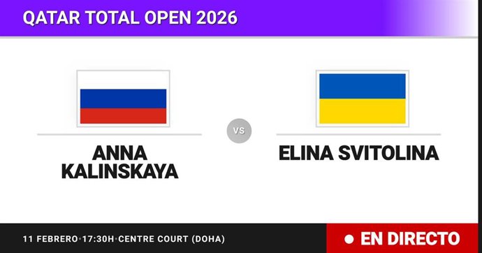 Anna Kalinskaya - Elina Svitolina: resumen y estadísticas del partido de Octavos de final de Qatar Total Open