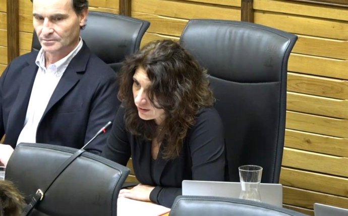 Comparecencia de la concejala de Seguridad Ciudadana del Ayuntamiento de Gijón, Nuria Bravo, en el Pleno Municipal gijonés,