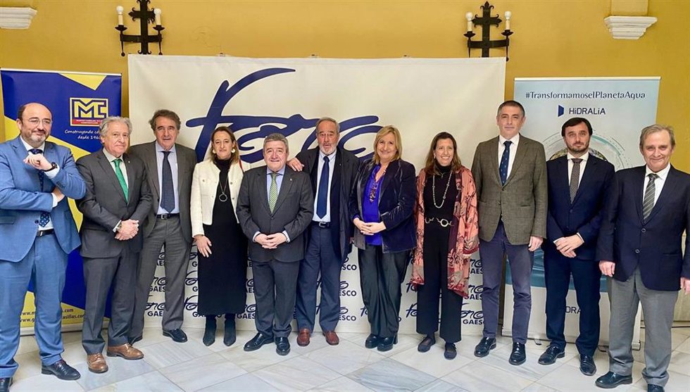 La viceconsejera de Agricultura, Pesca, Agua y Desarrollo Rural, Consolación Vera, en la clausura de la jornada organizada por la Asociación de Constructores y Promotores de Sevilla (Gaesco) en Sevilla.