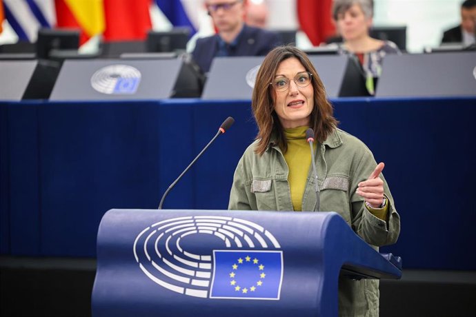 La eurodiputada del PNV, Oihane Agirregoitia.