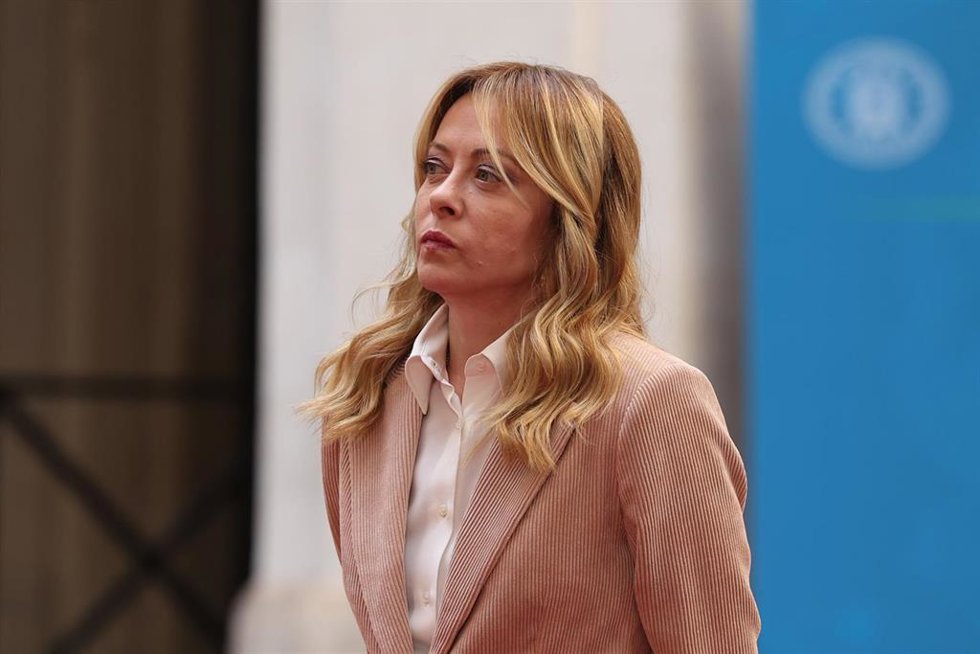 La primera ministra italia, Giorgia Meloni