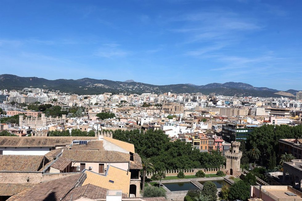Archivo - Vistas desde la Catedral de Mallorca.