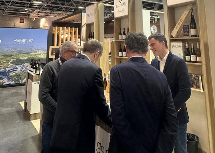 Euskal standa Wine Paris 2026 azokan