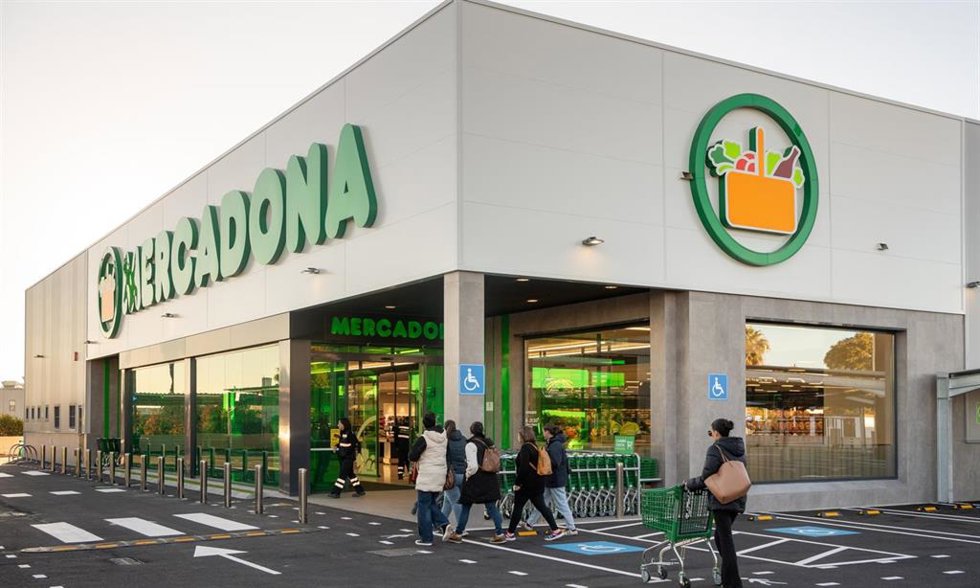 Archivo - Supermercado de Mercadona.