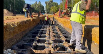 Ayuntamiento de Sevilla instala un nuevo sistema de geoceldas para mejorar los árboles del Prado de San Sebastián