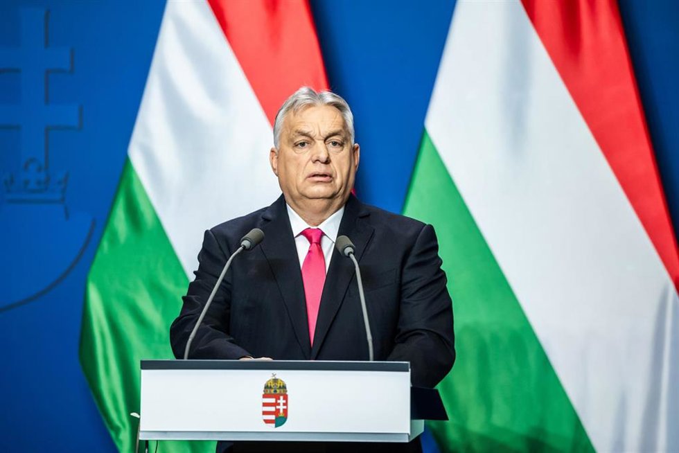 Archivo - FILED - 05 January 2026, Hungary, Budapest: Hungarian Prime Minister Viktor Orban speaks during his annual press conference in Budapest. Photo: Marton Monus/-/dpa