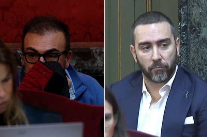 O ex-assessor Koldo García e o empresário Víctor de Aldama no Supremo Tribunal