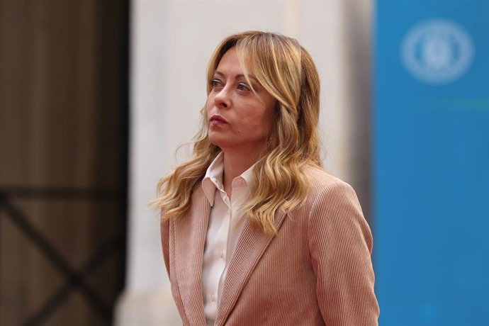 La primera ministra italia, Giorgia Meloni 