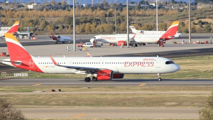 Avión de Iberia Express.