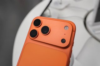 January 17, 2026, Changzhou, Jiangsu, China: A close-up of the rear camera module of an iPhone 17 Pro highlighting its matte finish and triple-lens system.