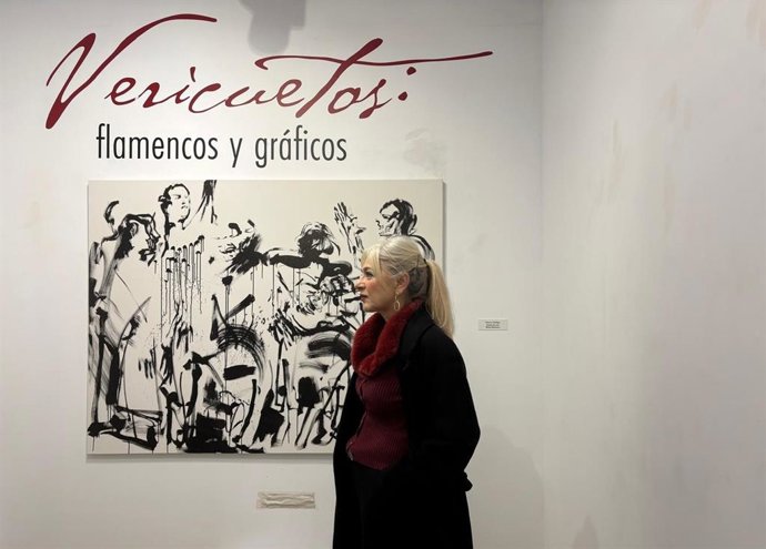 Proyecto 'Del taller a las tablas: Action Painting', del pintor Emilio Fornieles, y del artista Patricio Hidalgo dentro de la propuesta 'Vericuetos flamencos y gráficos' en la sede el IAF.