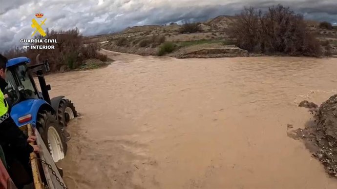 Lugar por el que tuvo que pasar el tractor para efectuar el rescate