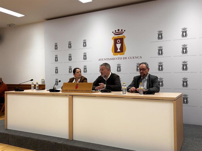 El alcalde Darío Dolz en rueda de prensa.