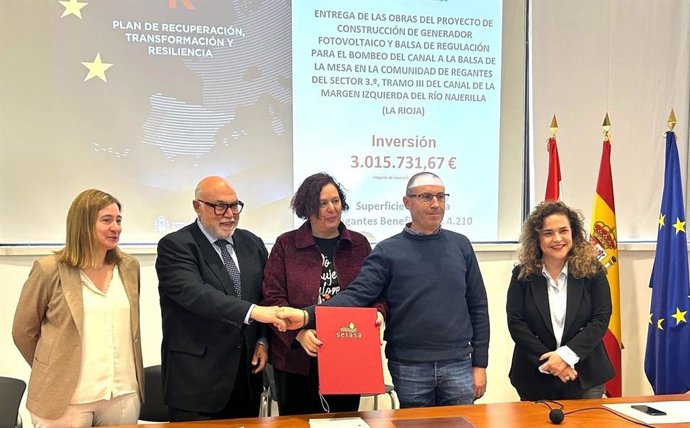 Presentación de nuevas inversiones en regadíos en La Rioja