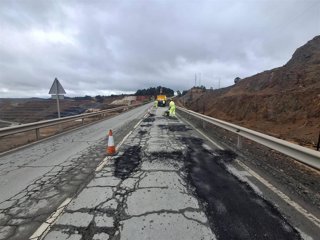 Actuaciones en carreteras de la provincia de Huelva afectadas por los últimos temporales.