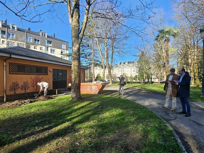 Las obras de renovación de los servicios públicos del Parque Manuel Barquín finalizarán en dos meses