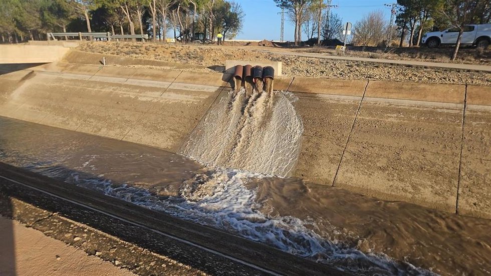 Derivación de agua.