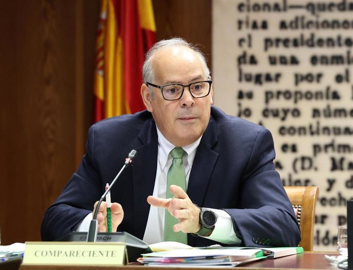 El consejero delegado de Iberdrola, Mario Ruiz-Tagle, comparece ante la Comisión de Investigación sobre el apagón, en el Senado, a 12 de febrero de 2026, en Madrid (España). La Comisión de Investigación sobre la interrupción del suministro eléctrico y de 