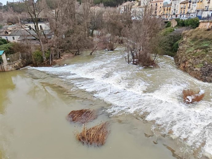 Crecida del río Júcar en Cuenca.
