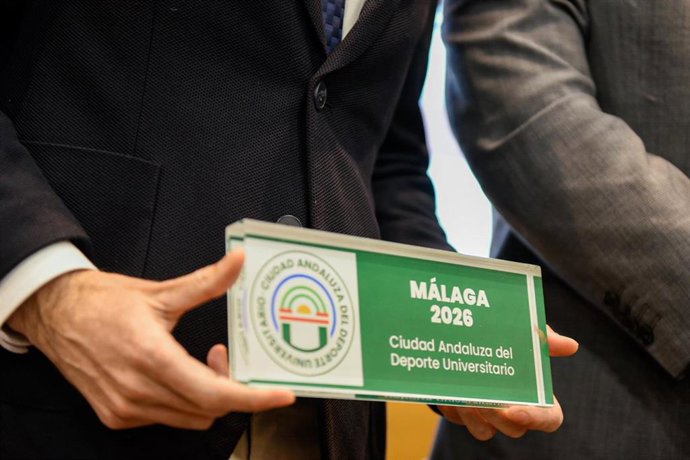 Archivo - Presentación de los Campeonatos de Andalucía Universitarios en Málaga.