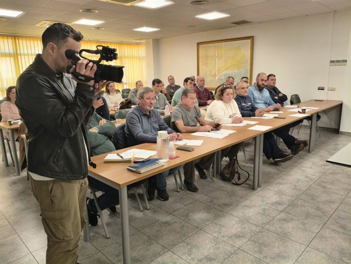 Pleno de COAG Andalucía celebrado en la sede provincial de la organización en Vícar (Almería).