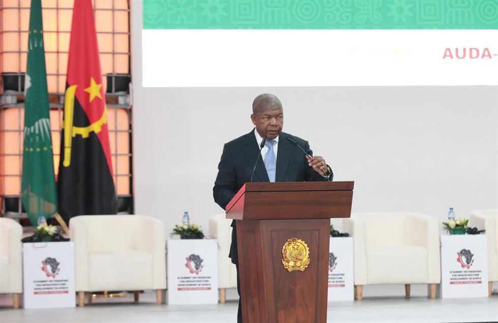 Archivo - El presidente de Angola, Joao Loureno, durante una rueda de prensa en la capital angoleña, Luanda, en octubre de 2025 (archivo)