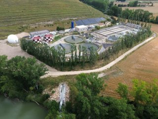 Estación de depuración en Miranda.