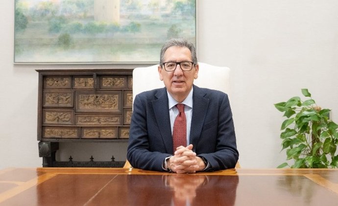 El presidente de la Fundación Cajasol, Antonio Pulido.