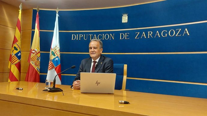 Archivo - El presidente de la DPZ, Juan Antonio Sánchez Quero.
