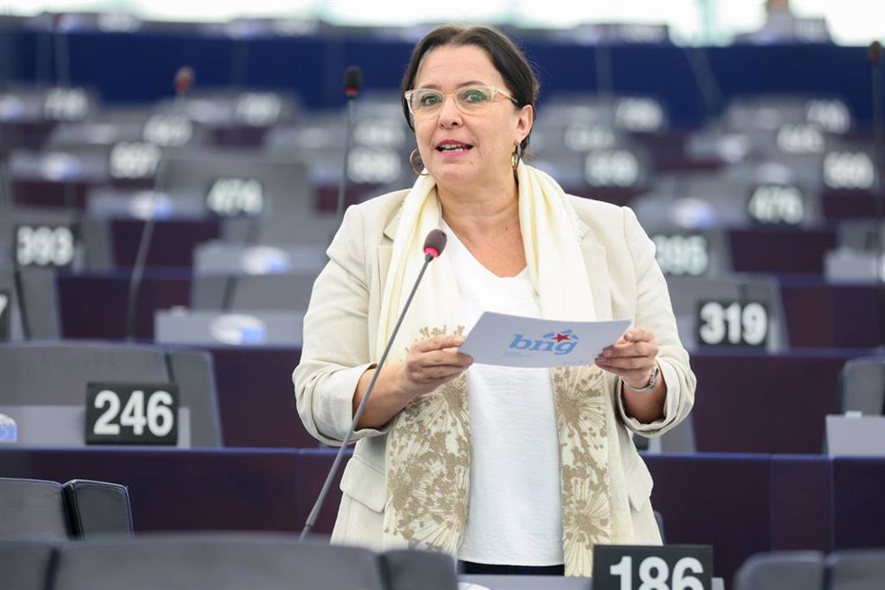 Archivo - La eurodiputada del BNG, Ana Miranda