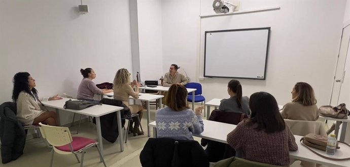Uno de los encuentros del sindicato con logopedas.