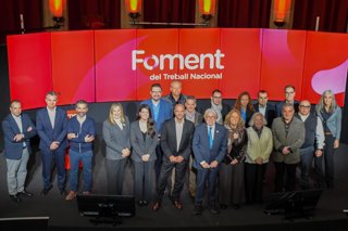 Imatge de l'acte de constitució de la nova comissió d'Habitatge i Urbanisme de Foment