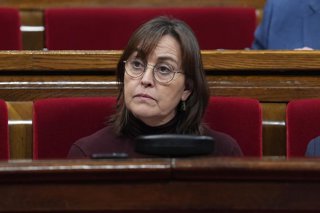 La portaveu del Govern, Sílvia Paneque, durant el ple