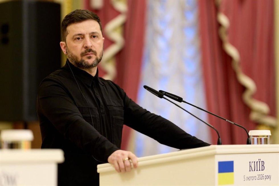 Volodimir Zelenski, presidente de Ucrania.
