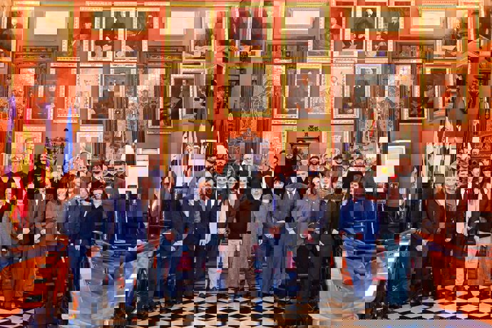 Acto de entrega de los premios Ciutat de Palma. 