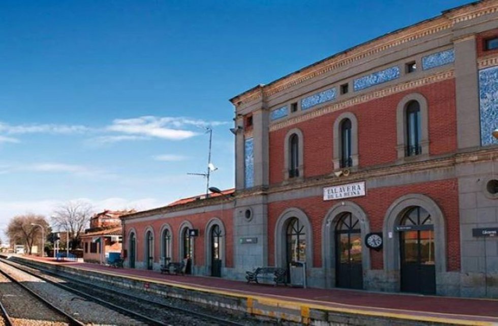 Archivo - Estación de tren de Talavera de la Reina.