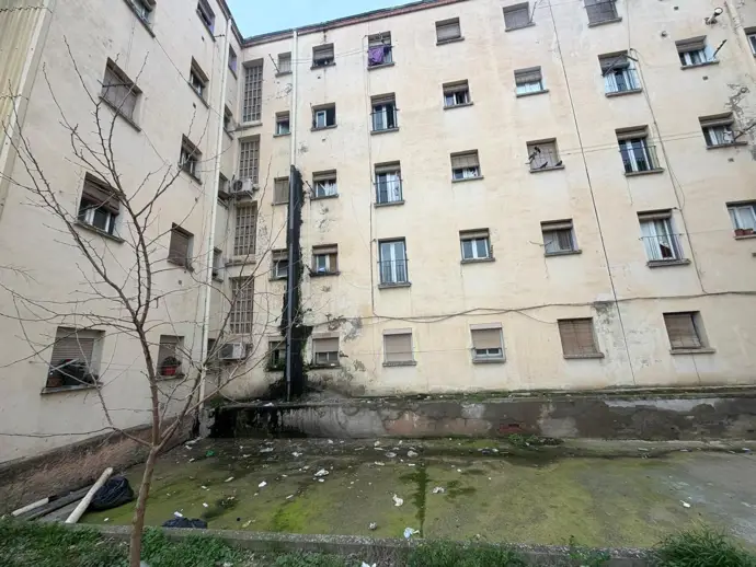 Edificio en riesgo de colapso en Caspe