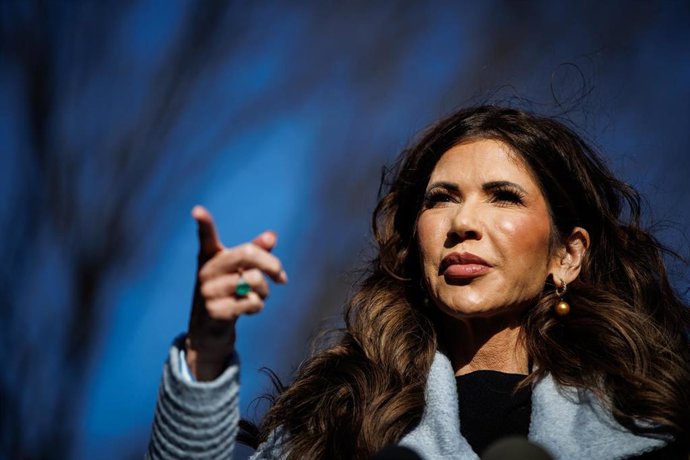 La secretaria del Departamento de Seguridad Nacional de EEUU, Kristi Noem 