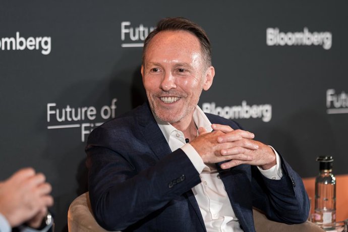 Archivo - El consejero delegado de HBX, Nicolas Huss, interviene durante el foro de Bloomberg "Futuro de las Finanzas: Perspectivas Económicas de España 2025", a 8 de octubre de 2025, en Madrid (España)