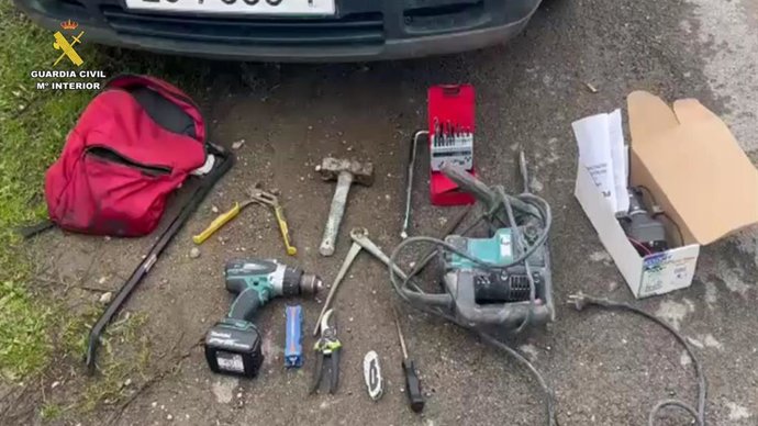 Algunos de los objetos robados